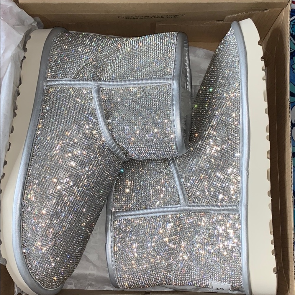 Silver Bling Uggs - Picture 2 of 6